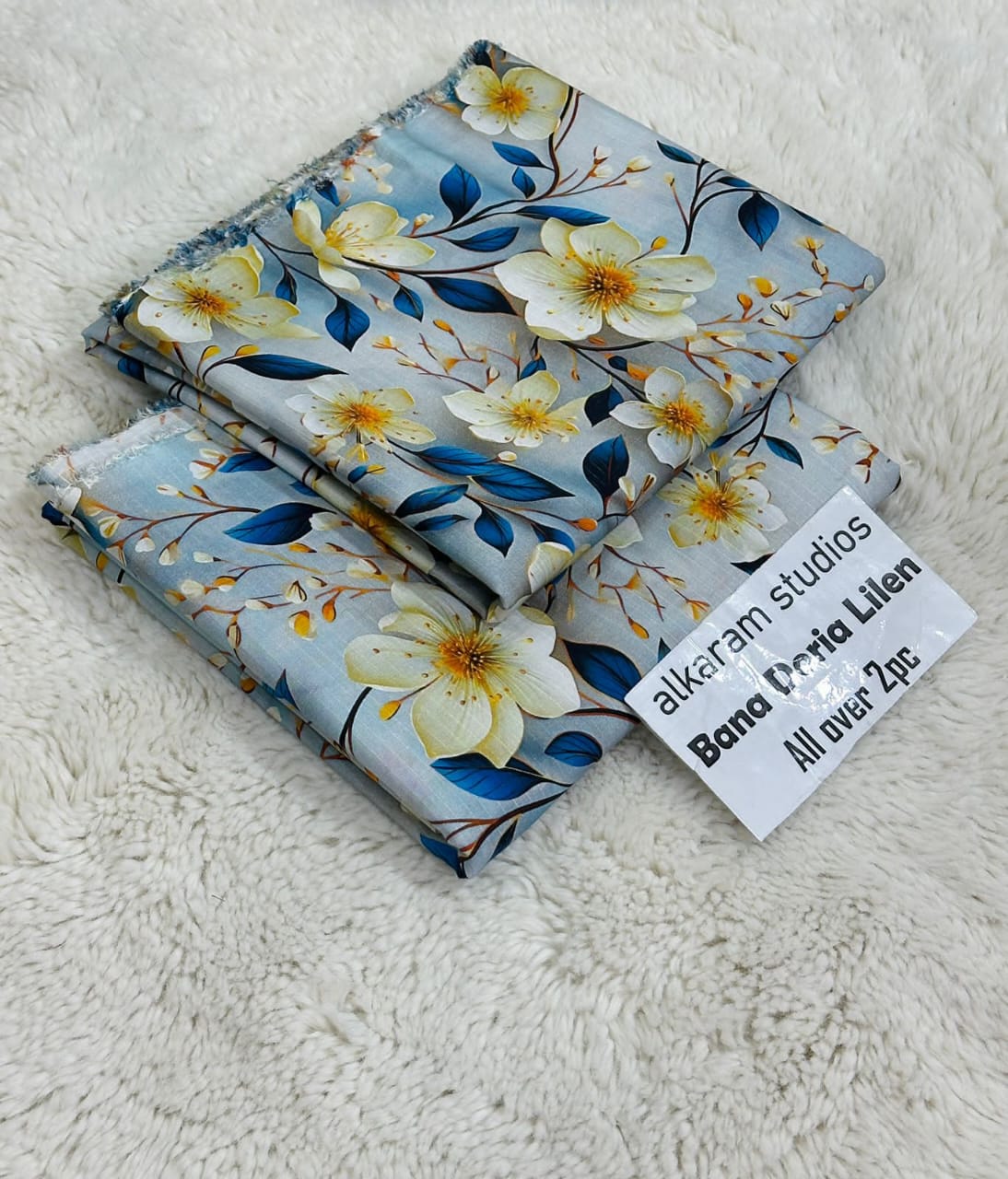 Alkaram Studios Gul-e-Resham Bana Doria Linen 2-Piece Collection