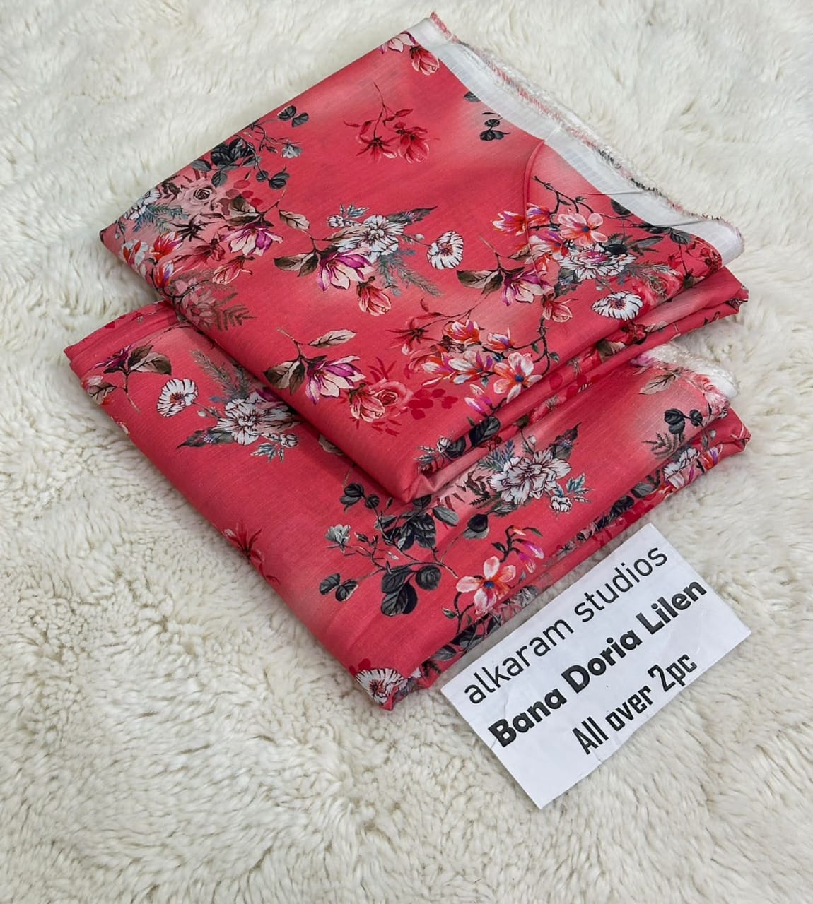 Alkaram Studios Gul-e-Resham Bana Doria Linen 2-Piece Collection