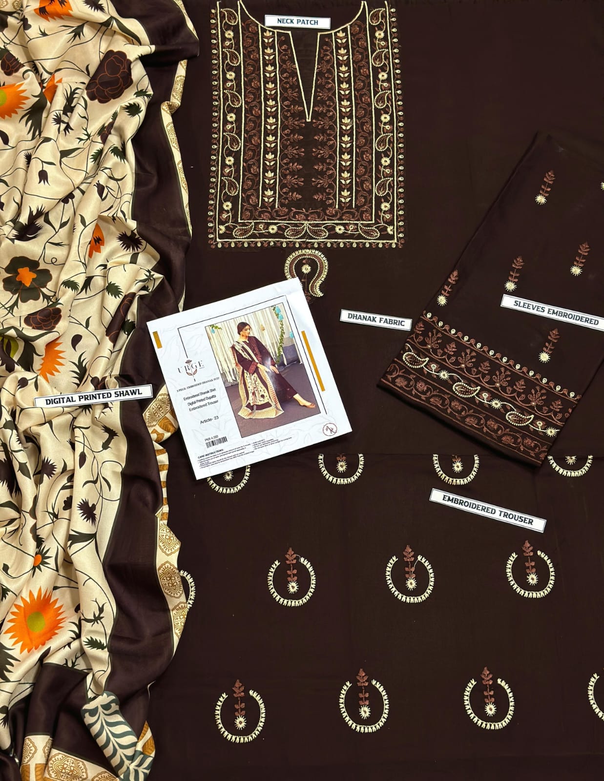 AIRJET DHANAK EMBROIDERED COLLECTION