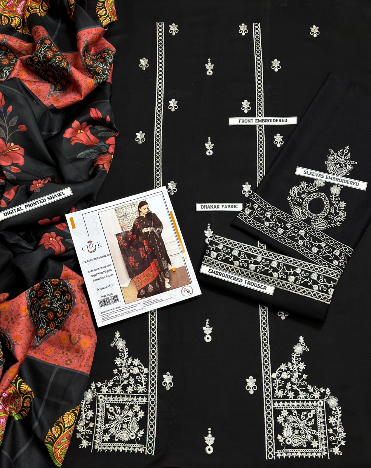 AIRJET DHANAK EMBROIDERED COLLECTION