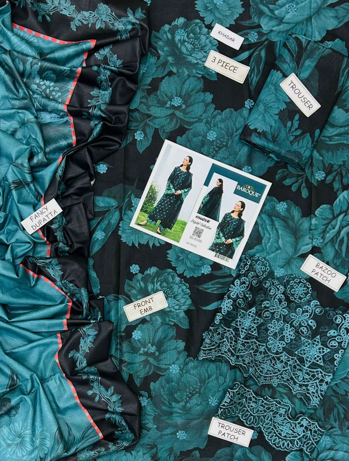 Premium Khaddar 3-Piece Suit