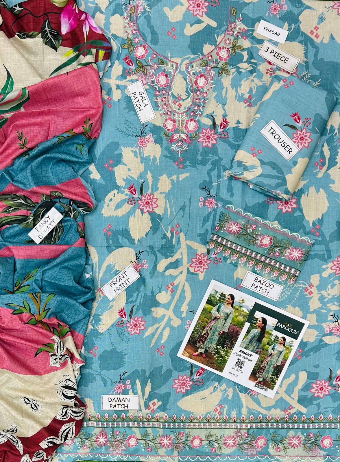 Premium Khaddar 3-Piece Suit