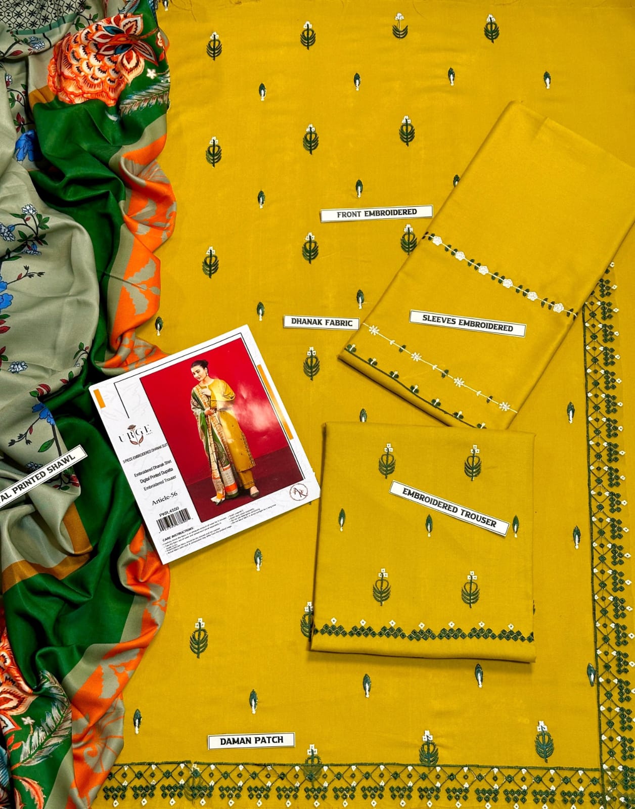 AIRJET DHANAK EMBROIDERED COLLECTION