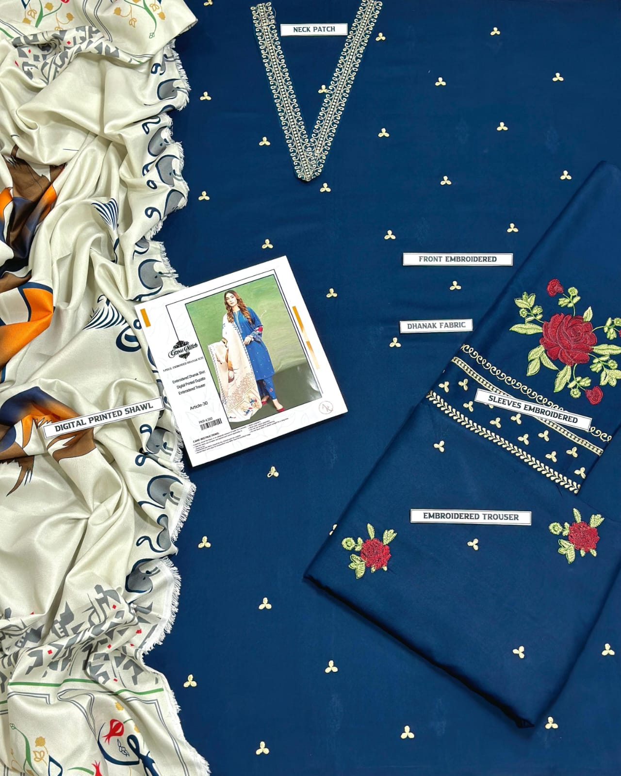 AIRJET DHANAK EMBROIDERED COLLECTION