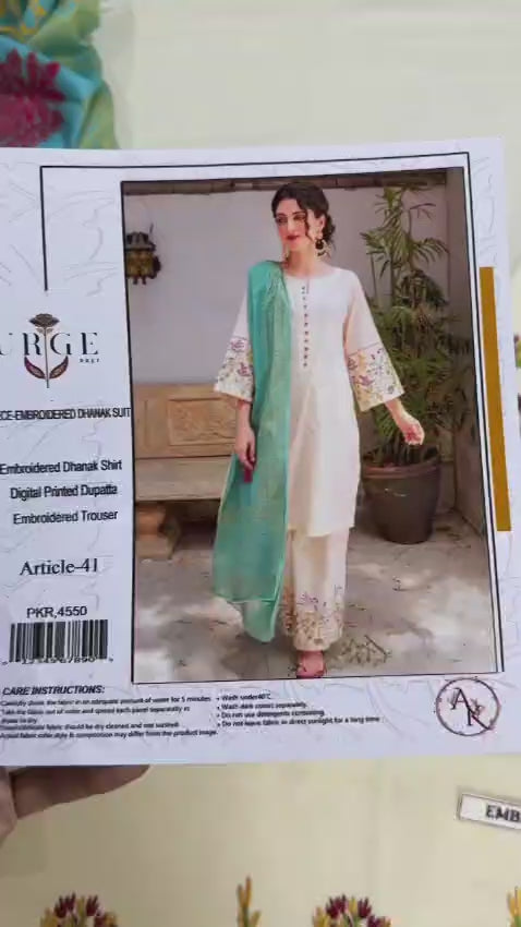 AIRJET DHANAK EMBROIDERED COLLECTION